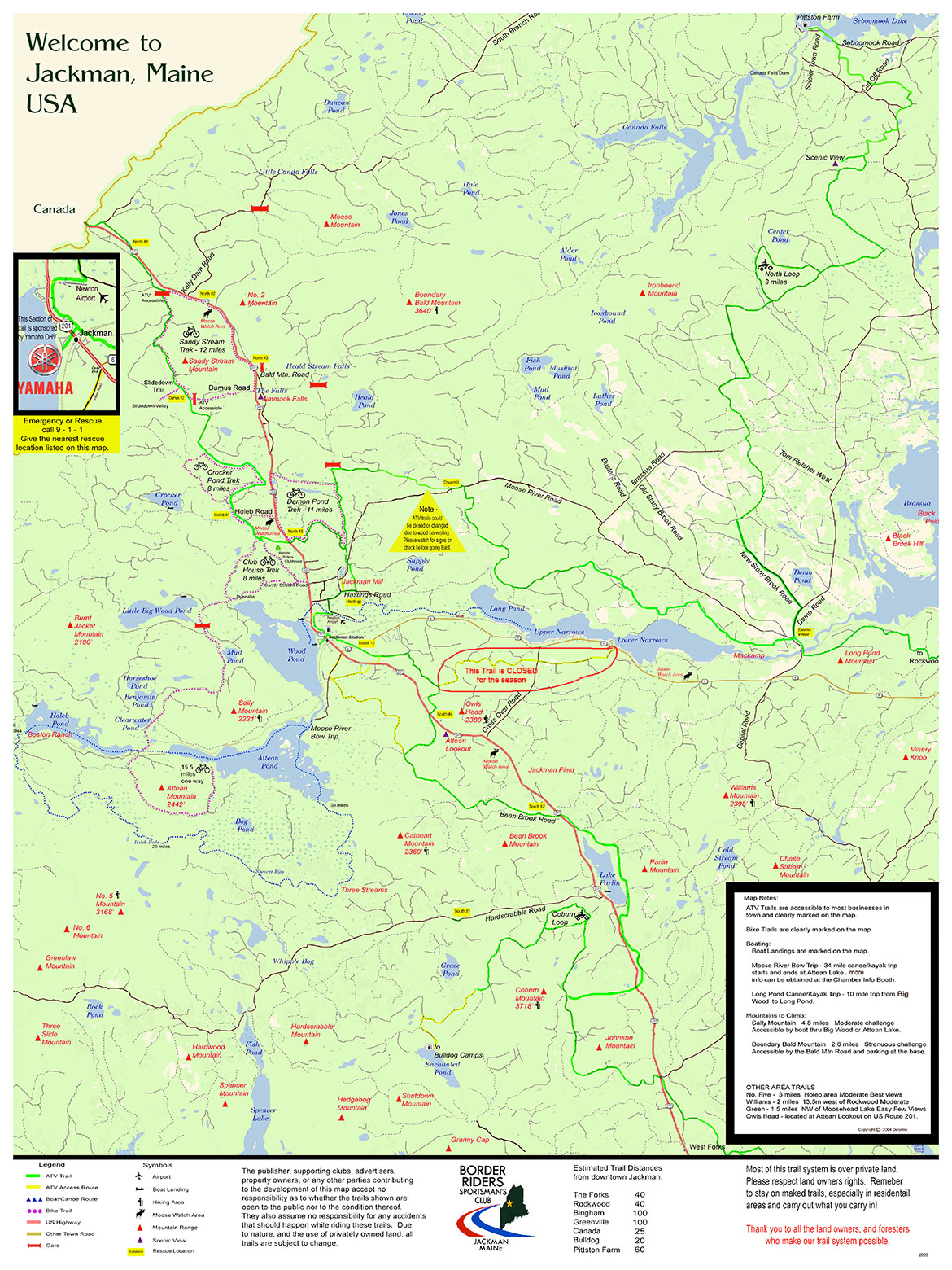 ATV Trail Map