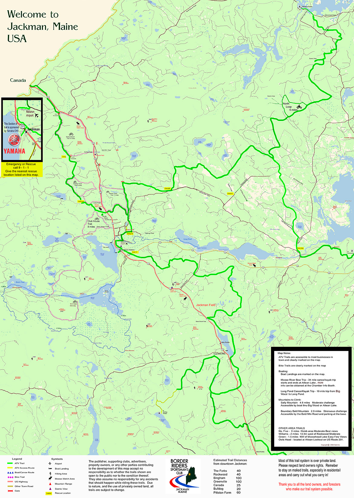 ATV Trail Map