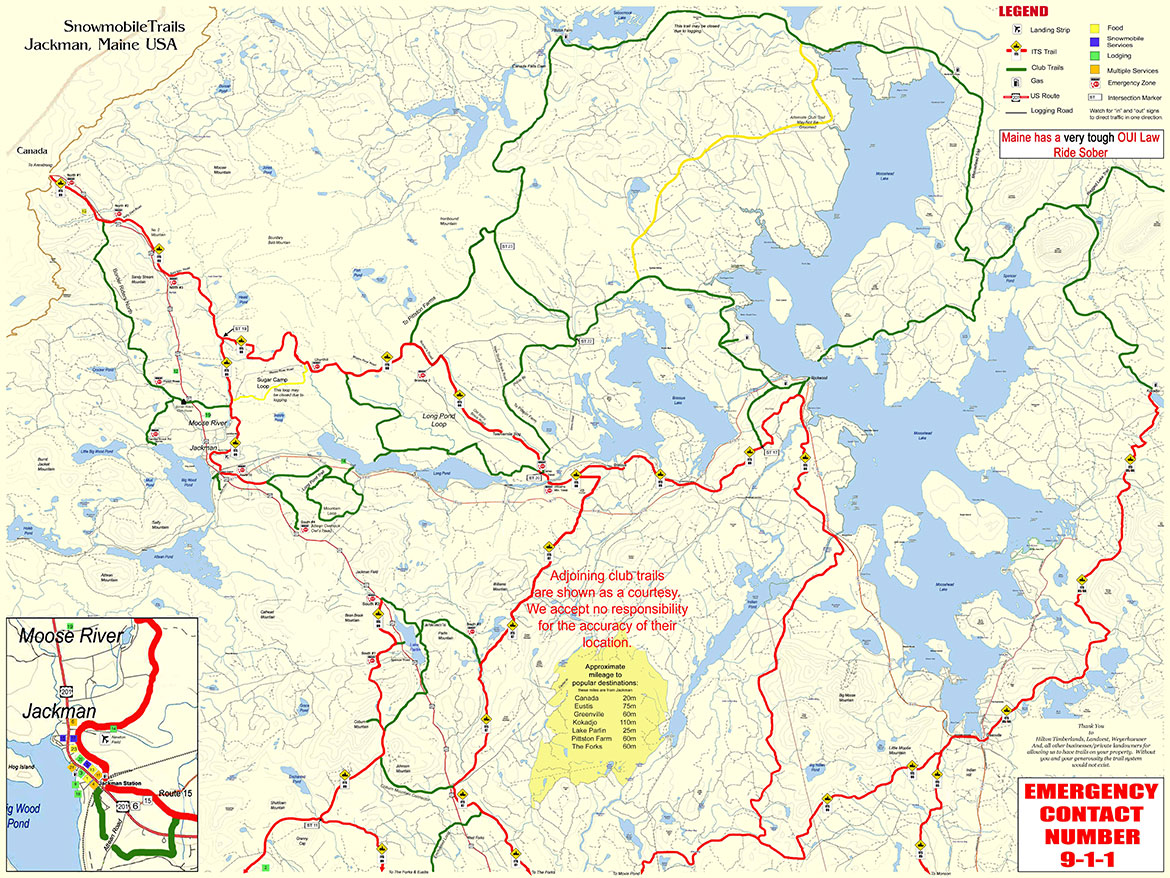 Snowmobile Trail Map